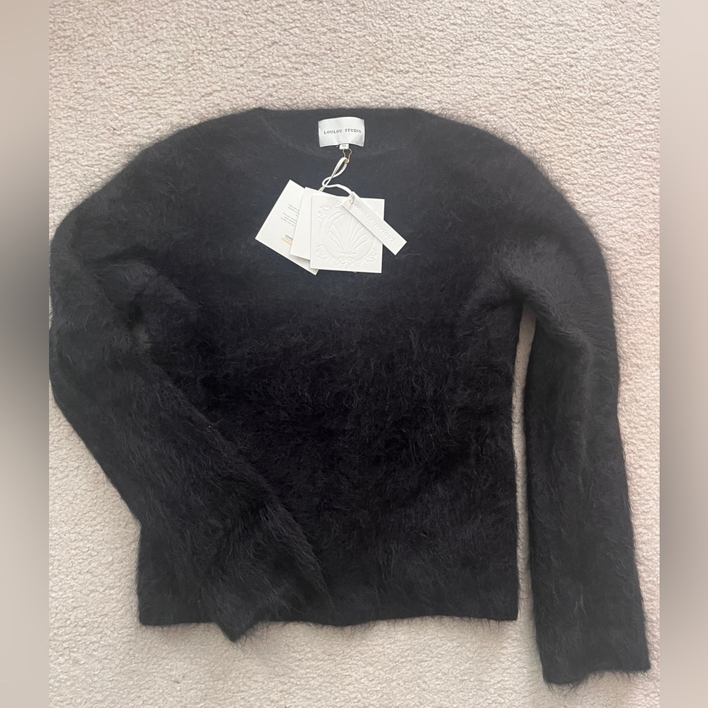 Loulou Studio Black Freya XS Sweater